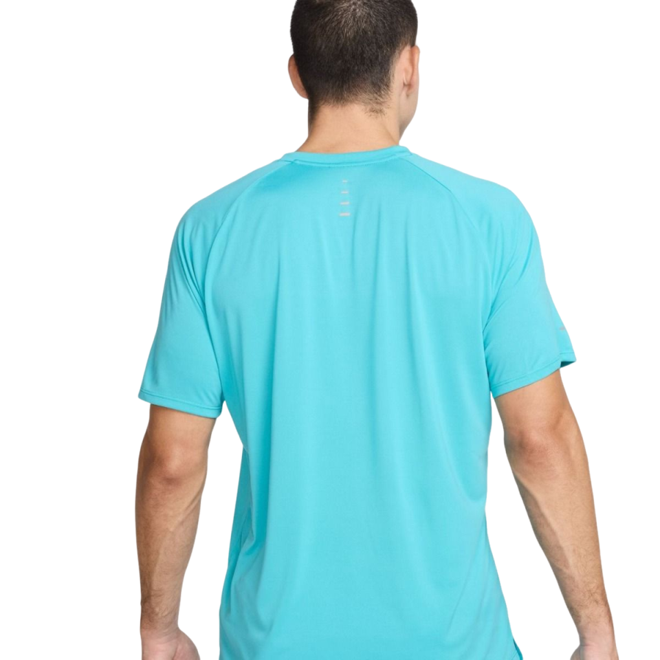 Nike Stride Dri-Fit ADV Short-Sleeve Running Tee Blue Mens