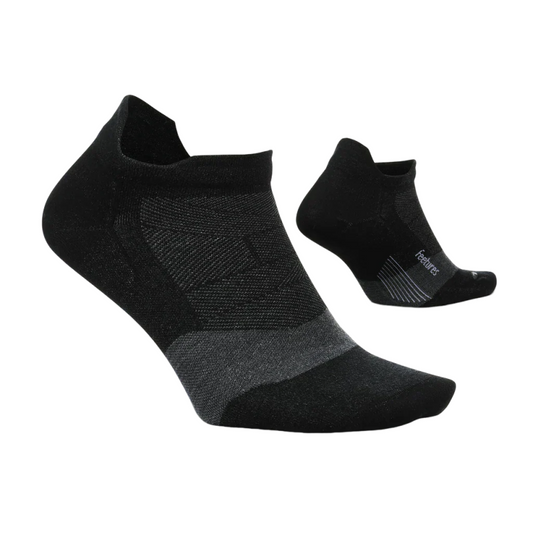 Feetures Merino 10 Ultra Light Cushion Tab Socks - Charcoal