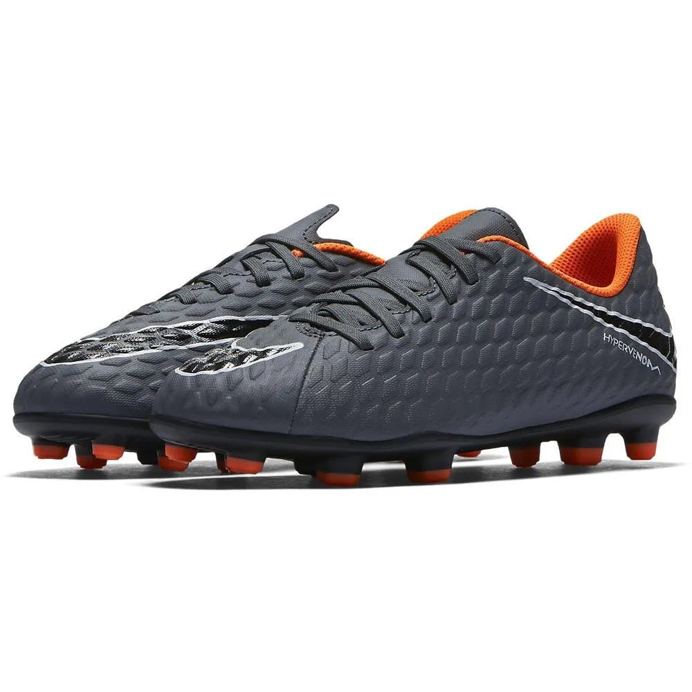 Nike JR Phantom 3 Club FG Dark Grey Kids