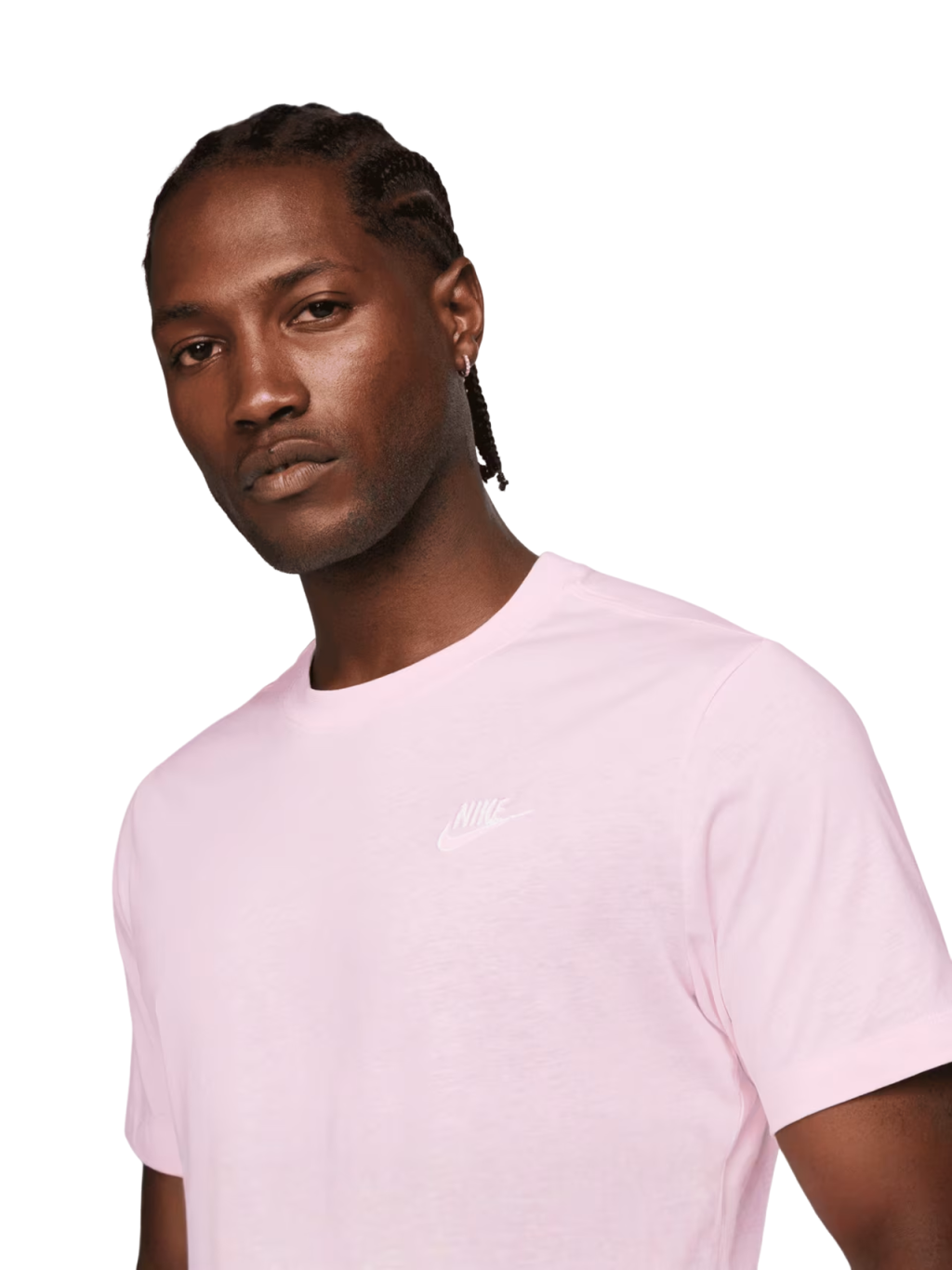Nike Sportswear Club Pink Tee Mens