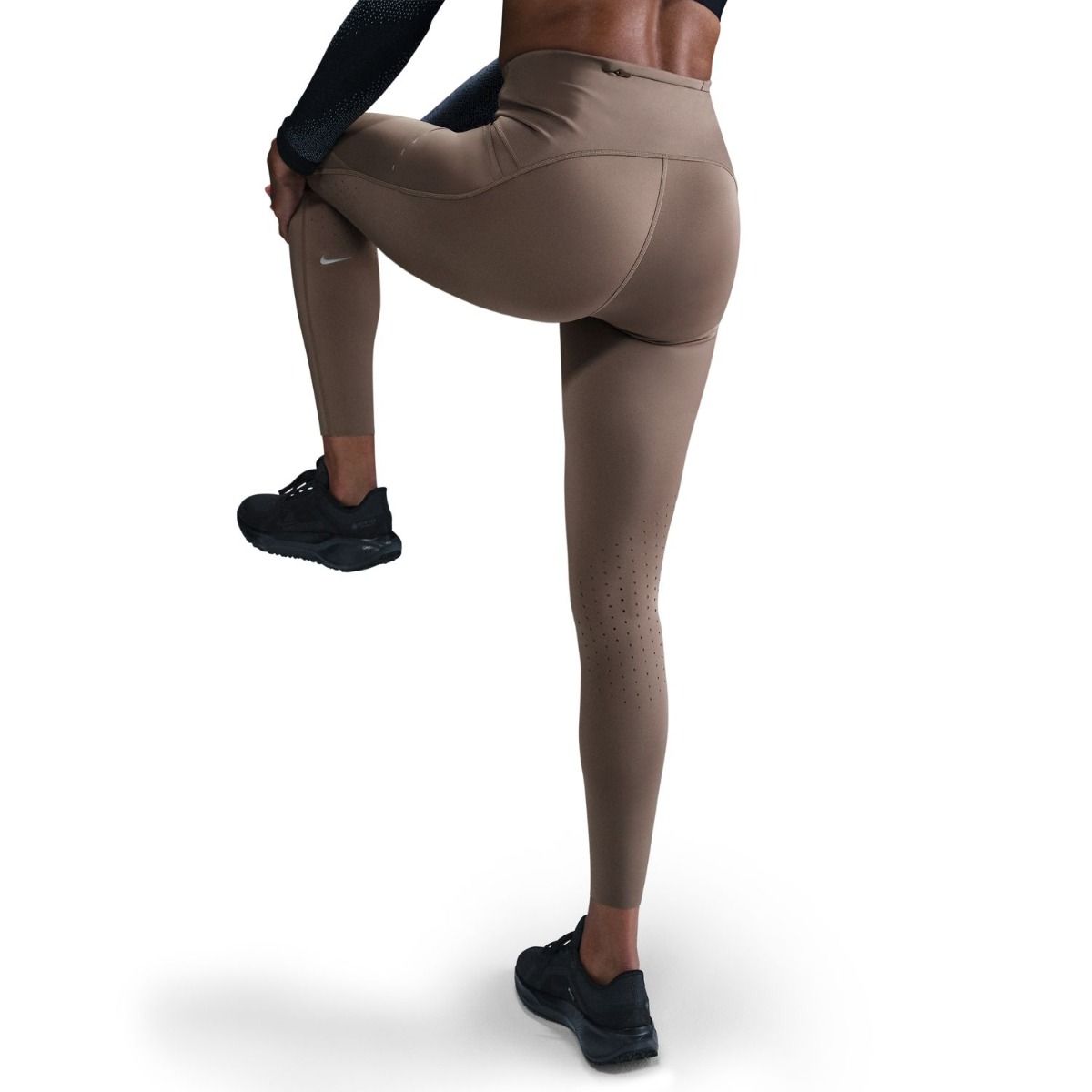 Nike Swift 7/8 Leggings Brown Womens