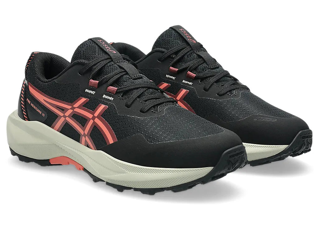 Asics Pre-Venture 11 (GS) Black / Papaya Kids