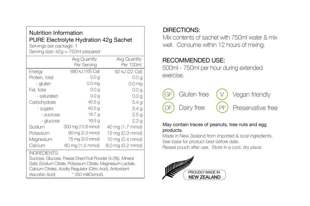 Pure Electrolyte Sachet - Pineapple 42g