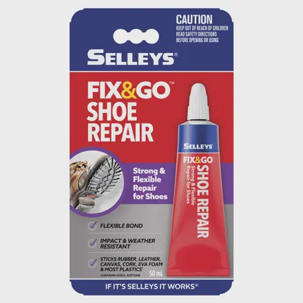Selleys Fix & Go Shoe Glue Repair 50ml