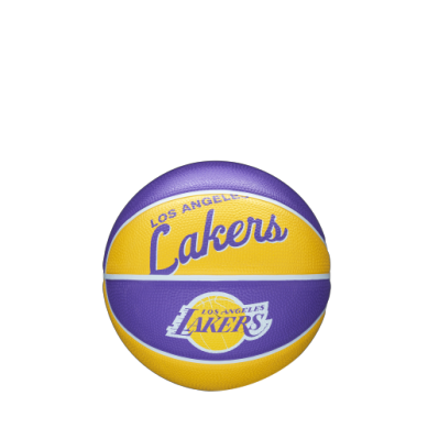 Wilson NBA Team Retro Mini Basketball LA Lakers Size 3