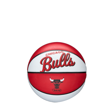 Wilson NBA Team Retro Mini Basketball Chicago Bulls Size 3