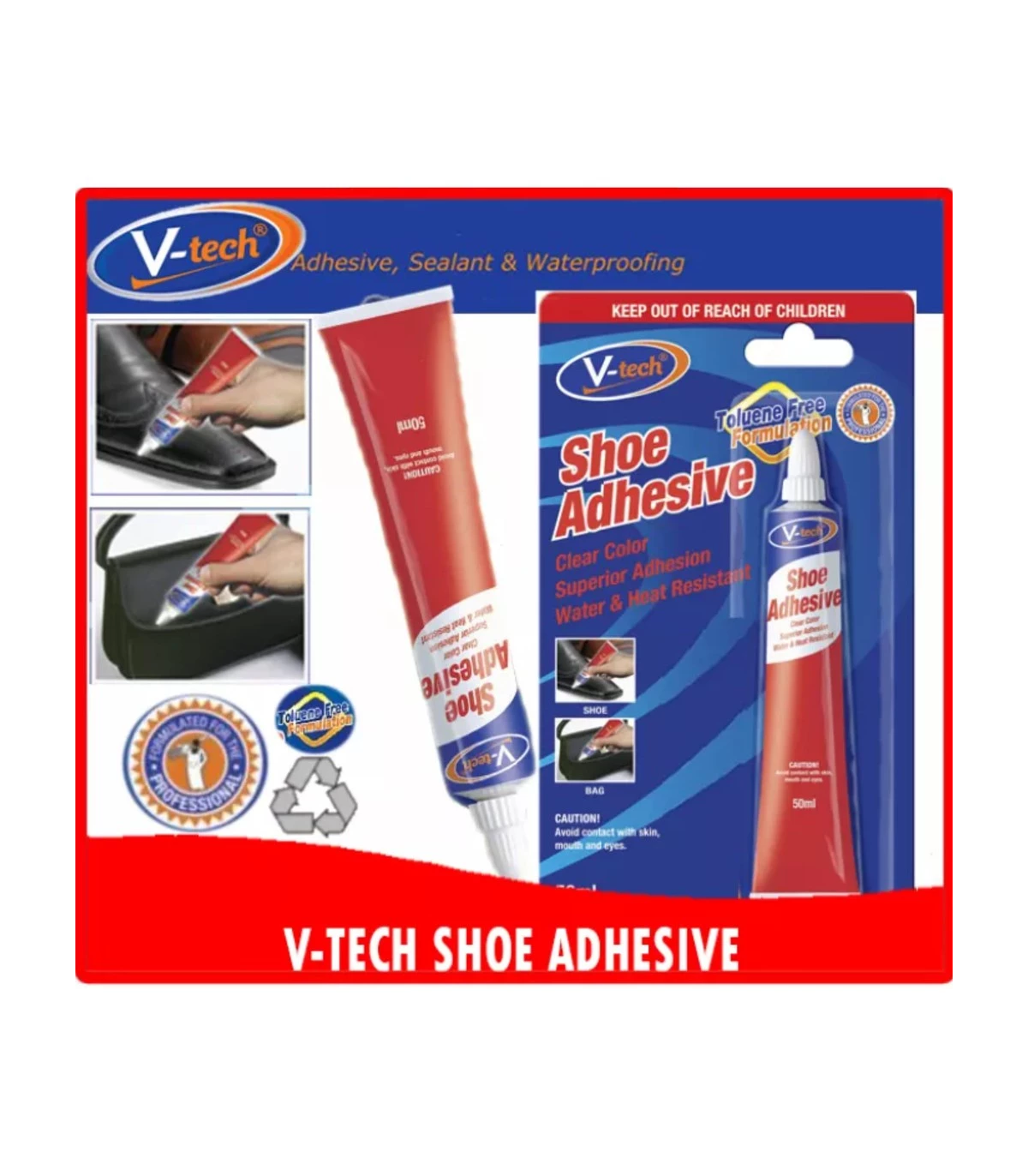 V-tech Shoe Adhesive 50ml